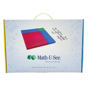 Math-U-See Integer Block Kit Manipulatives Educational Math Tool Homeschool Set